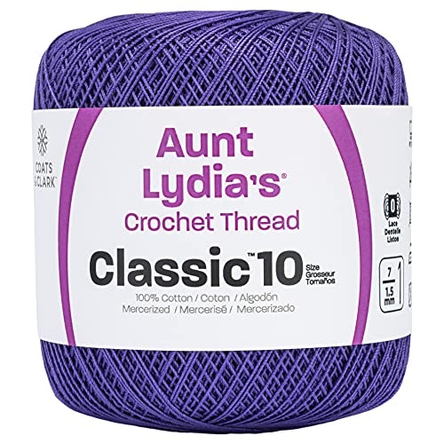 Aunt Lydia's Size 10 Cotton Crochet Thread: $2.85 Aunt Lydia's Size 10 Cotton Crochet Thread: $2.85