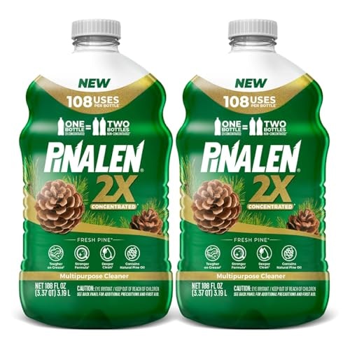 Pinalen 2X Max Concentrated Multipurpose Cleaner 108-oz. 2-Pack: $12.61 Pinalen 2X Max Concentrated Multipurpose Cleaner 108-oz. 2-Pack: $12.61