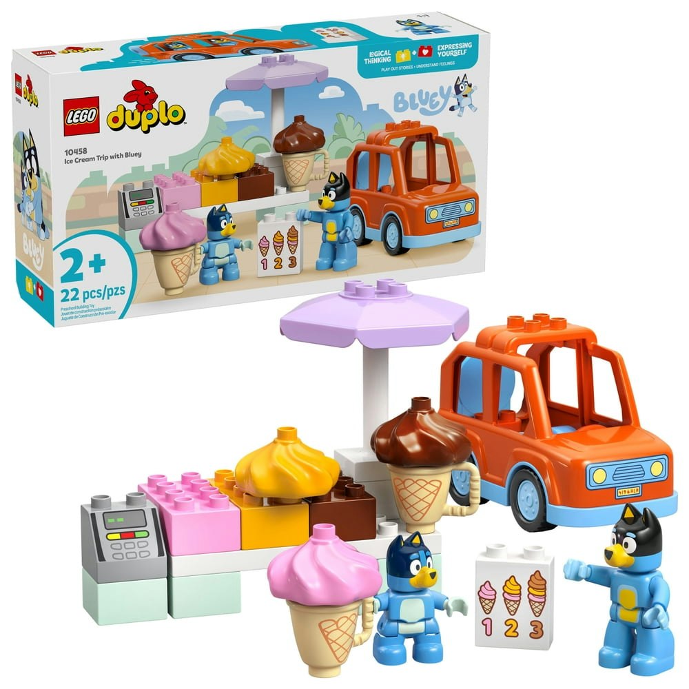 LEGO DUPLO 10458 Bluey Ice Cream Trip: $23.95 LEGO DUPLO 10458 Bluey Ice Cream Trip: $23.95