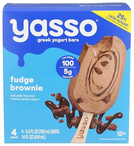 Yasso Fudge Brownie Frozen Greek Yogurt Bars 14-oz.: $4.50 Yasso Fudge Brownie Frozen Greek Yogurt Bars 14-oz.: $4.50