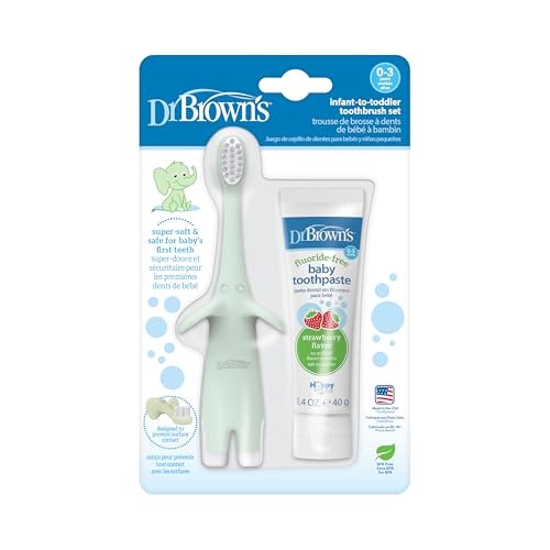 Dr. Brown's Infant-to-Toddler Toothbrush and Toothpaste Set: $6.79 Dr. Brown's Infant-to-Toddler Toothbrush and Toothpaste Set: $6.79