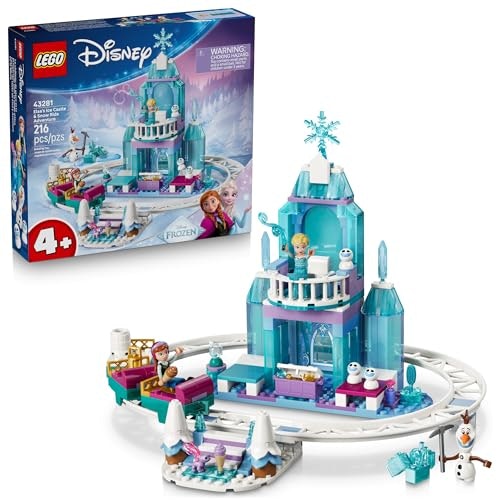 LEGO Disney Elsa’s Ice Castle and Snow Ride Adventure 43281: $39.99 LEGO Disney Elsa’s Ice Castle and Snow Ride Adventure 43281: $39.99