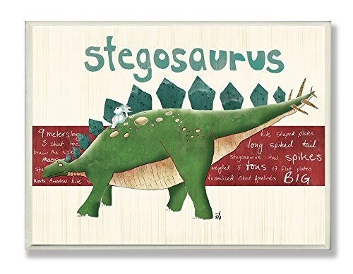 Stupell Industries Stegosaurus Wall Plaque Art: $13.59 Stupell Industries Stegosaurus Wall Plaque Art: $13.59