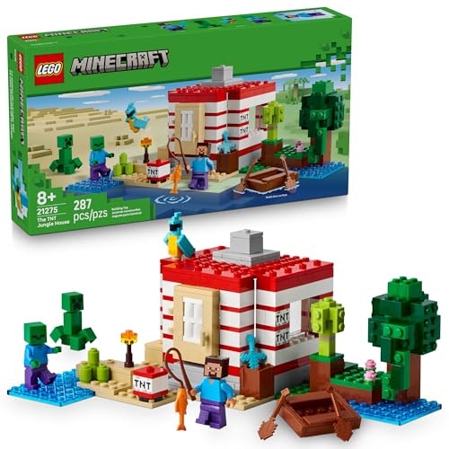 LEGO Minecraft The TNT Jungle House 21275: $23.99 LEGO Minecraft The TNT Jungle House 21275: $23.99