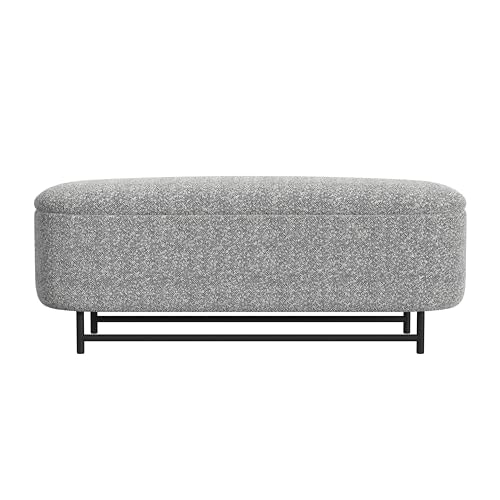 HomePop 46-inch Ellipse Storage Bench: $112.49 HomePop 46-inch Ellipse Storage Bench: $112.49