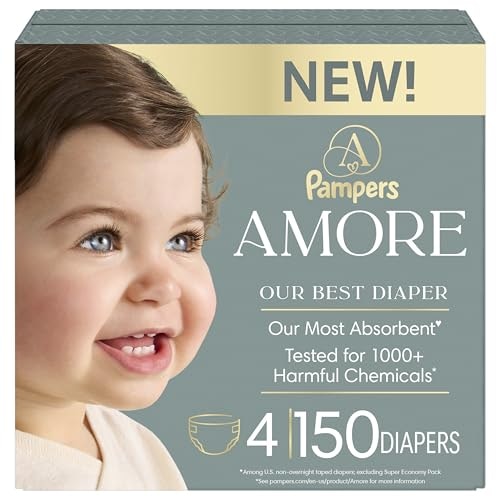 Pampers Amore Size 4 Diapers 150-Count: $48.42 Pampers Amore Size 4 Diapers 150-Count: $48.42