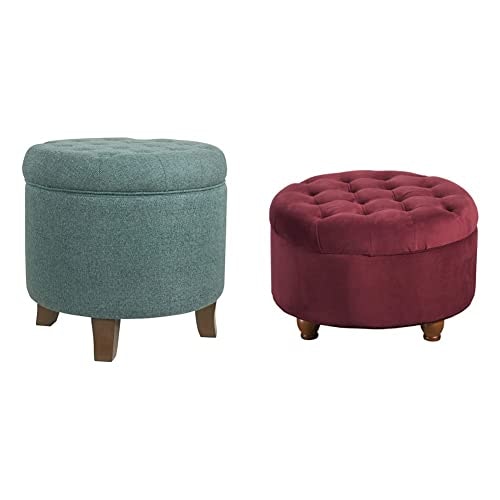 HomePop Large Round Storage Ottoman: $143.08 HomePop Large Round Storage Ottoman: $143.08