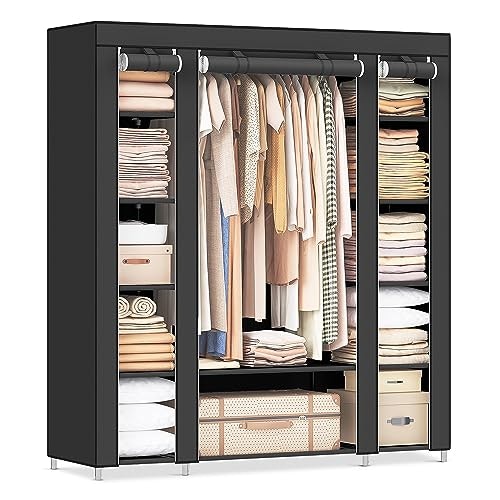 Songmics Portable Closet Wardrobe Organizer: $31.42 Songmics Portable Closet Wardrobe Organizer: $31.42