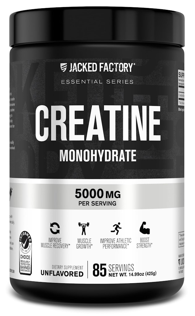 Jacked Factory Creatine Monohydrate Powder 85-Serving Tub: $11 via Sub. & Save