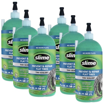 Slime Flat Tire Puncture Repair Sealant 32-oz. Bottle 6-Pack for $60 + free shipping