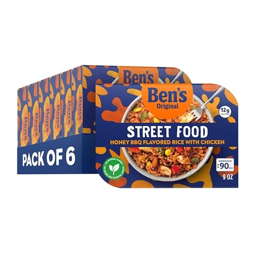 Ben's Original Honey BBQ Chicken Rice Bowl 6-Pack: $17.82