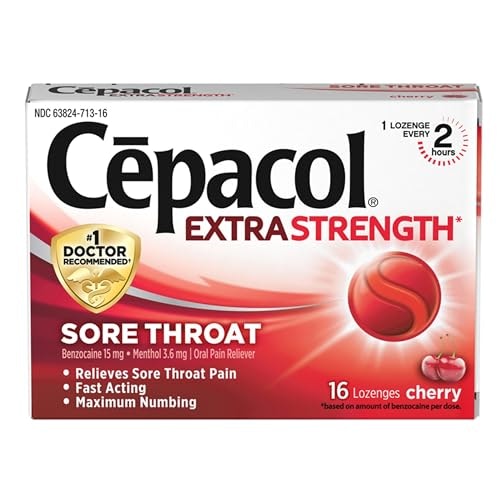 Cepacol Extra Strength Sore Throat Lozenges 16-Count: $3 Cepacol Extra Strength Sore Throat Lozenges 16-Count: $3