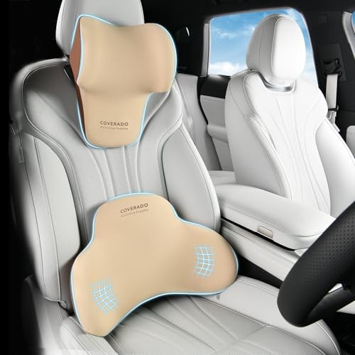 Coverado Lumbar Support and Car Neck Pillow Set: $35.99 Coverado Lumbar Support and Car Neck Pillow Set: $35.99