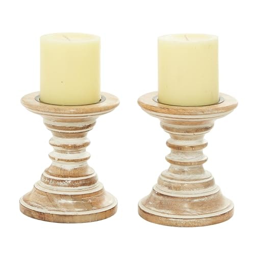 Deco 79 Mango Wood Candle Holder 2-Pack: $13.88 Deco 79 Mango Wood Candle Holder 2-Pack: $13.88