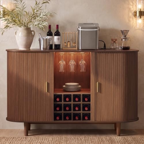 Vasagle Storage Cabinet with LED Lights and Power Strip: $169.99 Vasagle Storage Cabinet with LED Lights and Power Strip: $169.99