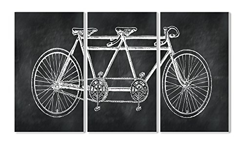 Stupell Home Decor Tandem Bicycle 3-Piece Wall Plaque Set: $46.17 Stupell Home Decor Tandem Bicycle 3-Piece Wall Plaque Set: $46.17