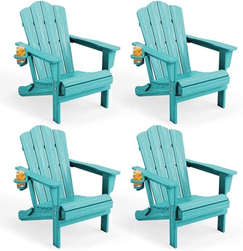 Kingyes Folding Adirondack Chair 4-Pack: $319.24 Kingyes Folding Adirondack Chair 4-Pack: $319.24