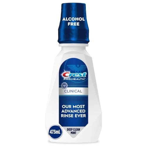 Crest Pro-Health Clinical Alcohol-Free Mouthwash 4-Pack: $14.34 Crest Pro-Health Clinical Alcohol-Free Mouthwash 4-Pack: $14.34