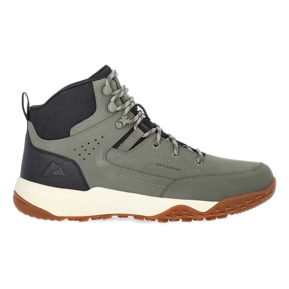 Ozark Trail Men's Water-Resistant Leather Hiking Boots: $26