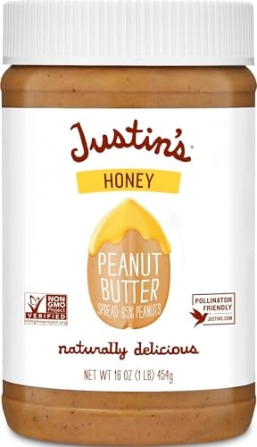 Justin's Honey Peanut Butter 16-Ounce Jar: $4.24 Justin's Honey Peanut Butter 16-Ounce Jar: $4.24