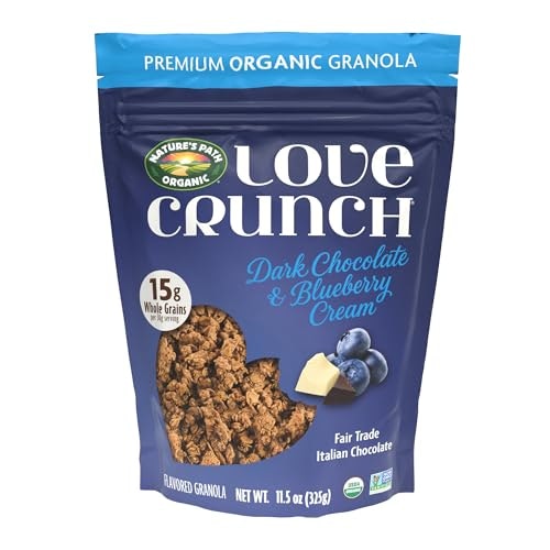 Love Crunch Dark Chocolate and Blueberry Granola 11.5-oz. Bag: $5.36 Love Crunch Dark Chocolate and Blueberry Granola 11.5-oz. Bag: $5.36