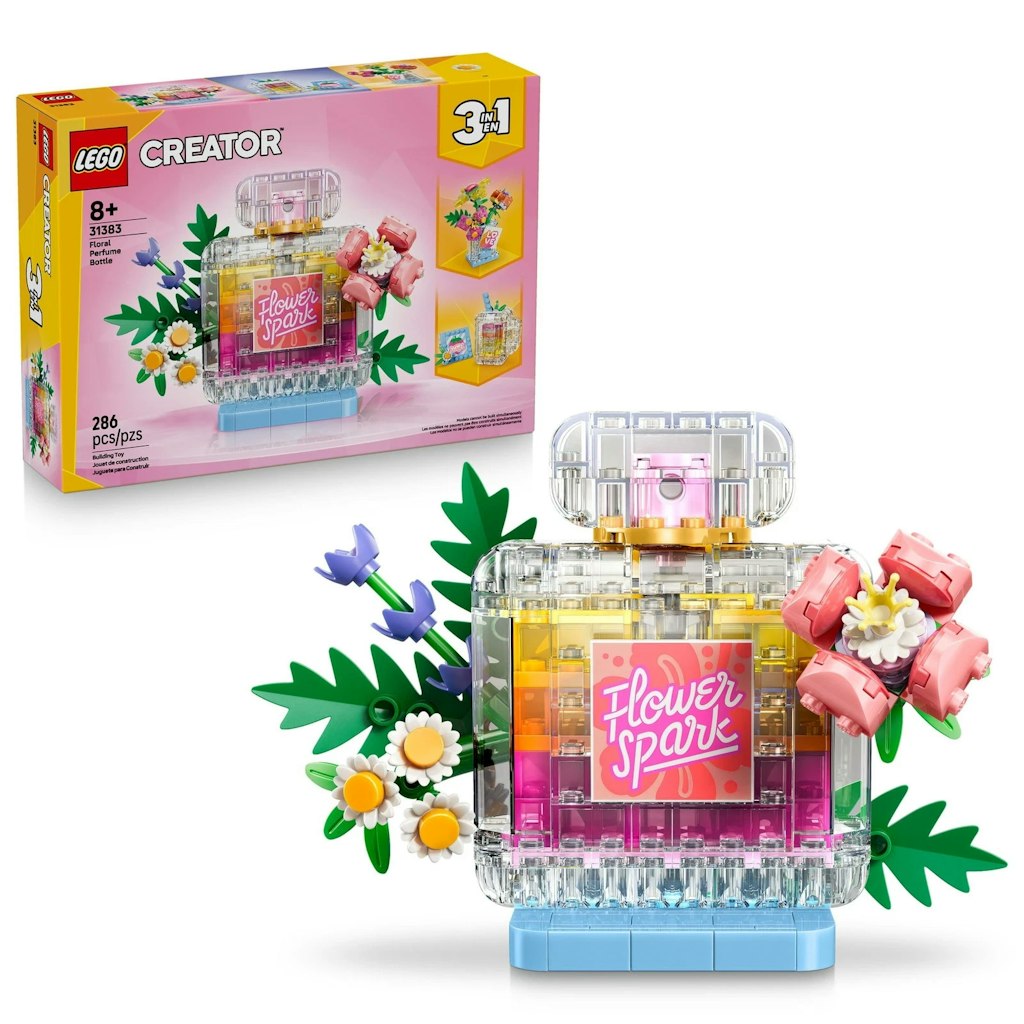 LEGO Creator 3-in-1 Floral Decor Perfume Bottle: $20