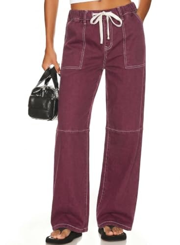 Sidefeel Women's High-Waisted Wide Leg Denim Pants: $26.38 Sidefeel Women's High-Waisted Wide Leg Denim Pants: $26.38