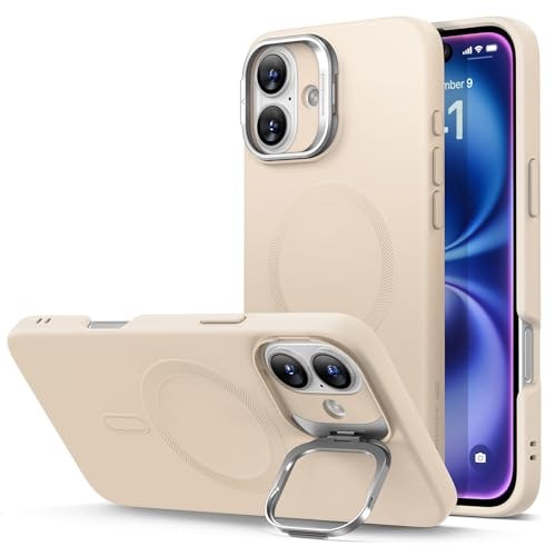 ESR iPhone 16 MagSafe Silicone Case with Stand: $13.49 ESR iPhone 16 MagSafe Silicone Case with Stand: $13.49