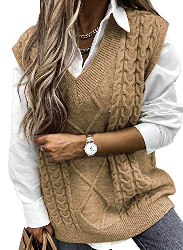 Evaless Oversized Sleeveless Sweater Vest: $19.99 Evaless Oversized Sleeveless Sweater Vest: $19.99
