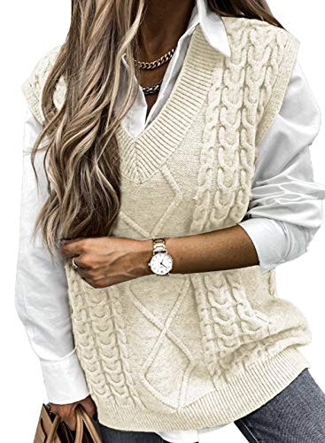 Evaless Women's Cable Knit Sweater Vest: $28.89 Evaless Women's Cable Knit Sweater Vest: $28.89