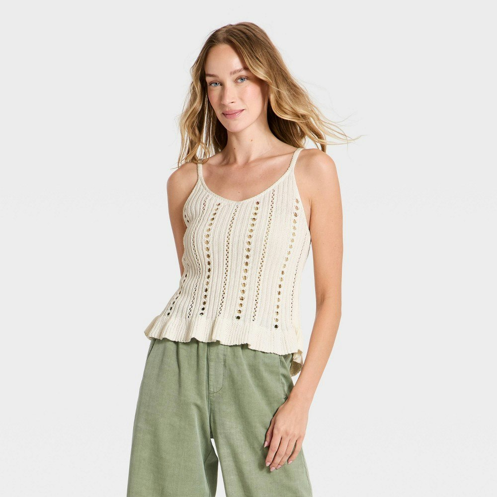 Universal Thread Women's Openwork Tank Pullover Sweater: $25