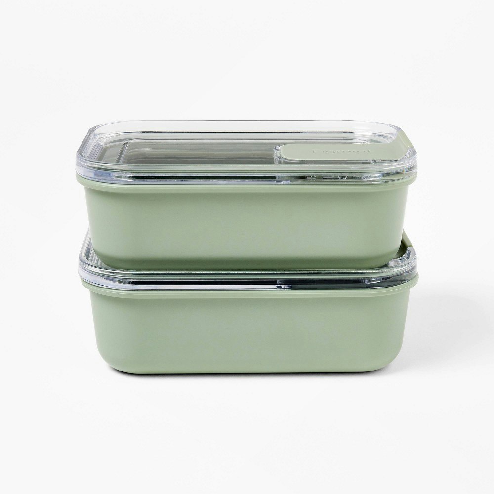 Figmint 1-Cup Meal Prep Food Storage Container Set 2-Pack: $6