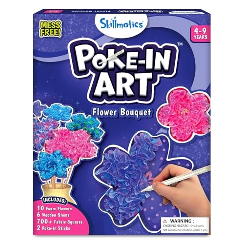 Skillmatics Poke-in Art Flower Bouquet Craft Kit: $14.99