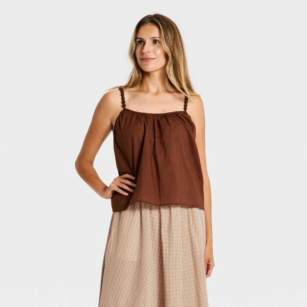 A New Day Women's Beaded Cami Tank Top: $30 A New Day Women's Beaded Cami Tank Top: $30
