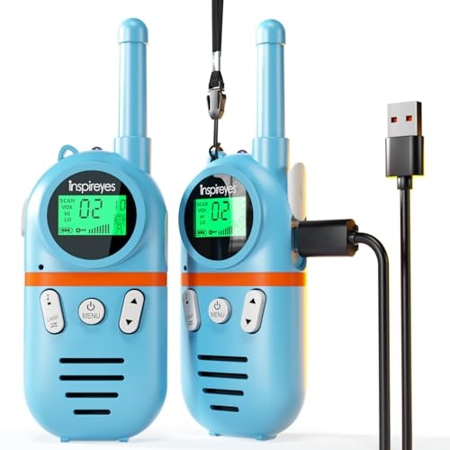 Inspireyes Kids Rechargeable Walkie Talkies 2-Pack: $18.69 Inspireyes Kids Rechargeable Walkie Talkies 2-Pack: $18.69