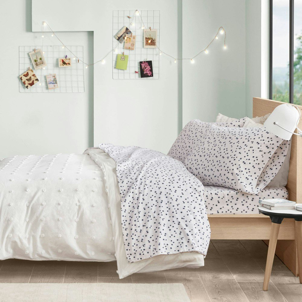 Intelligent Design Twin Cotton Flannel Printed Sheet Set: $28.99 Intelligent Design Twin Cotton Flannel Printed Sheet Set: $28.99