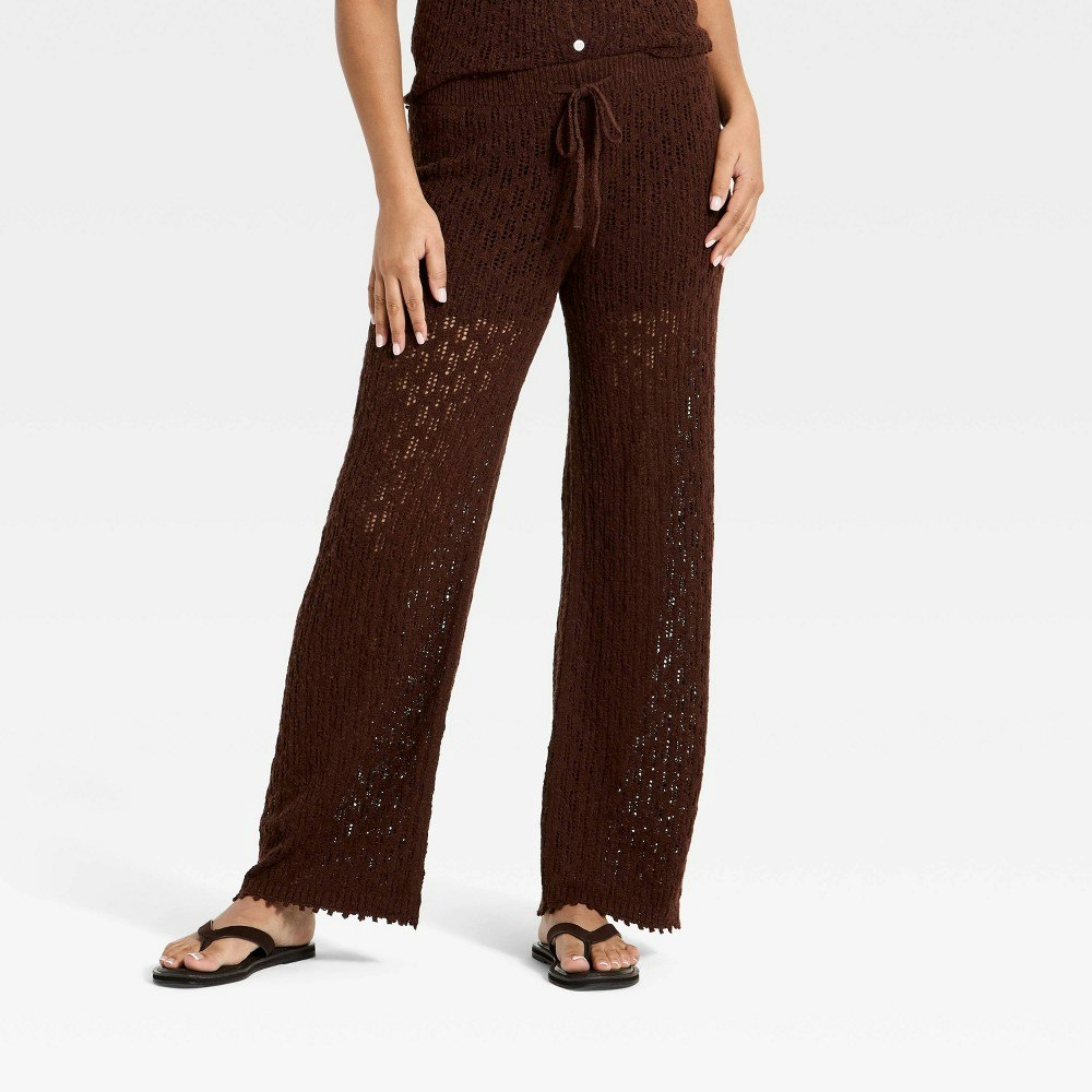 Universal Thread Women's Mid-Rise Slub Sweater Pull-On Pants: $30 Universal Thread Women's Mid-Rise Slub Sweater Pull-On Pants: $30