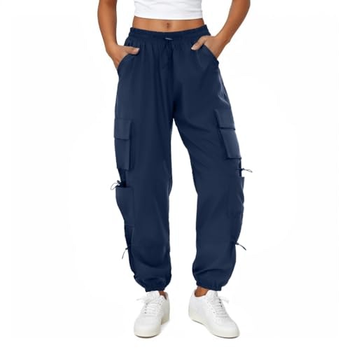 Copyleaf Women's Parachute Cargo Joggers: $19.98