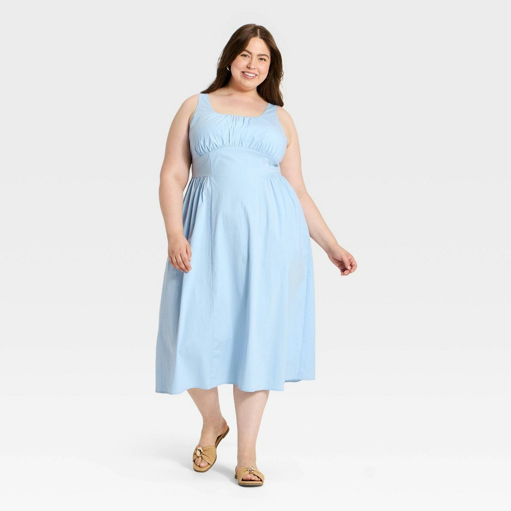 Women's A New Day Corset Smock Midi Dress: $40 Women's A New Day Corset Smock Midi Dress: $40