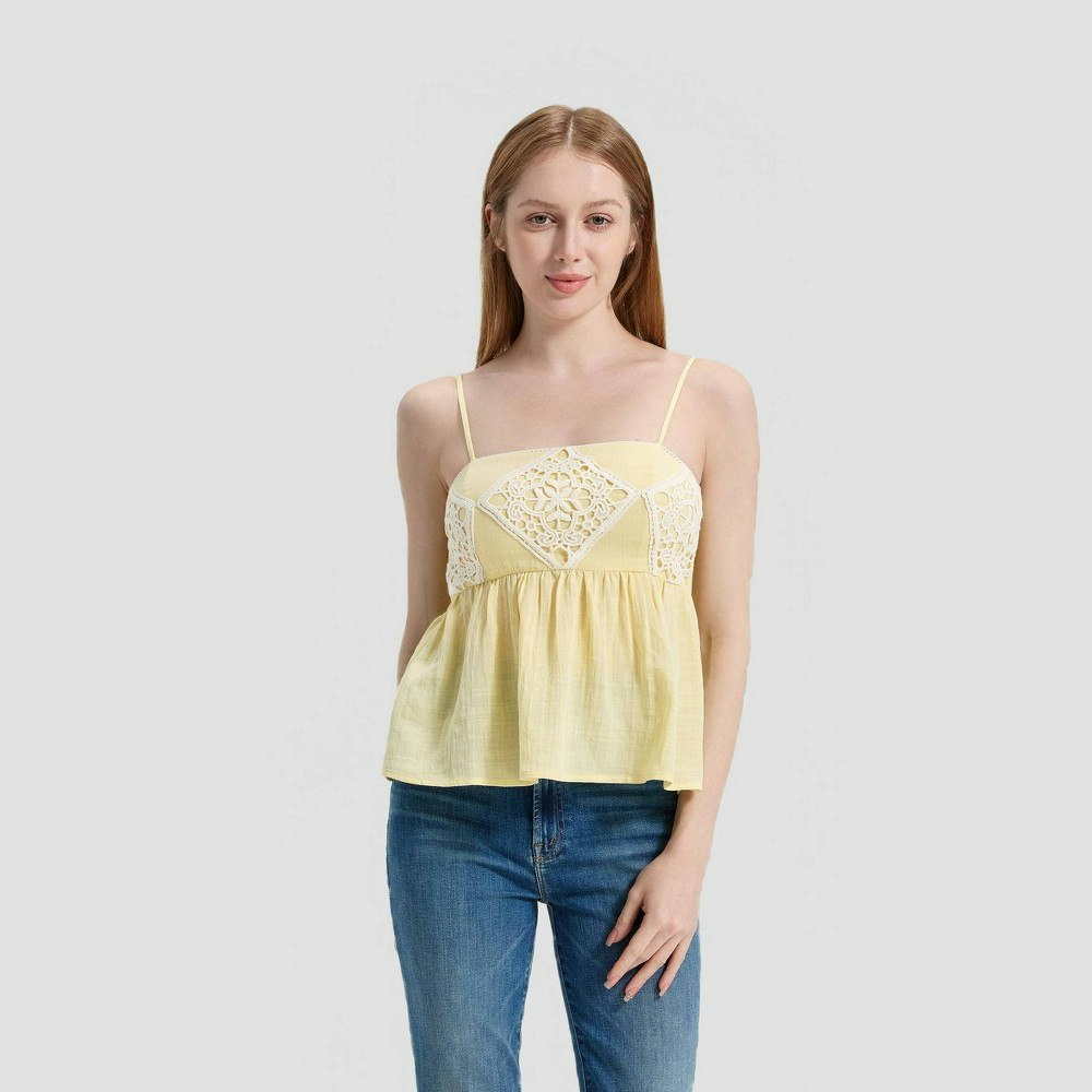 Universal Thread Women's Geometric Lace Babydoll Top: $30 Universal Thread Women's Geometric Lace Babydoll Top: $30