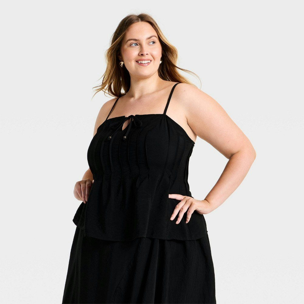 A New Day Women's Beaded Front-Tie Cami Top: $30 A New Day Women's Beaded Front-Tie Cami Top: $30