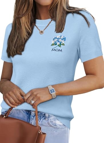 Arach&Cloz Women's Wool Blend Crew Neck Short Sleeve Sweater: $27.40 Arach&Cloz Women's Wool Blend Crew Neck Short Sleeve Sweater: $27.40