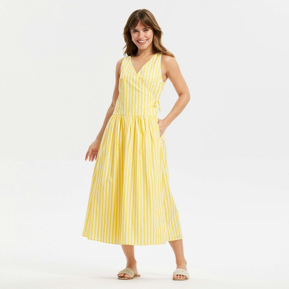 Women's Maxi Wrap Dress: $45