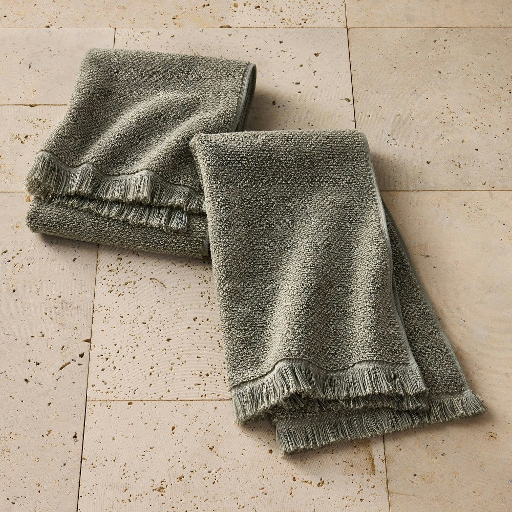 Casaluna Organic Texture Hand Towel 2-Pack: $16 Casaluna Organic Texture Hand Towel 2-Pack: $16