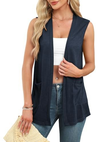 Veryoung Women's Sleeveless Cardigan Vest: $14.95 Veryoung Women's Sleeveless Cardigan Vest: $14.95