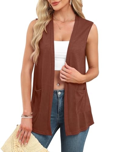 Veryoung Women's Sleeveless Cardigan Vest: $14.95 Veryoung Women's Sleeveless Cardigan Vest: $14.95