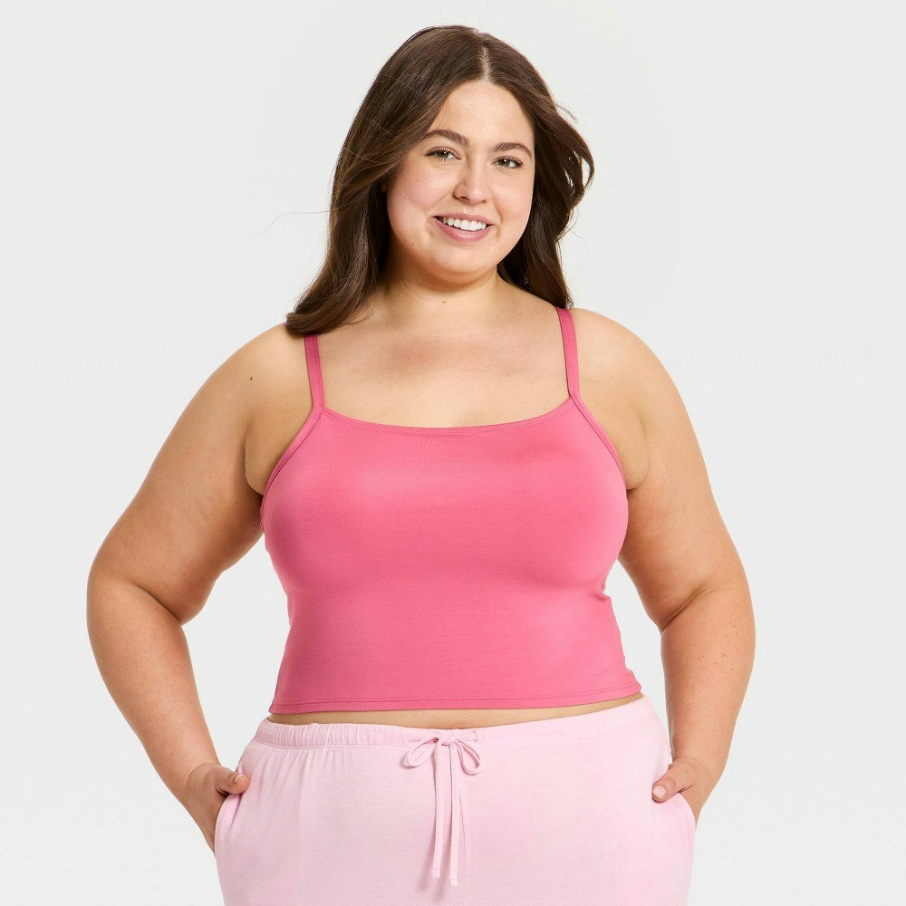 Auden Women's Cloud Knit Cami Bra Top 1X: $20 Auden Women's Cloud Knit Cami Bra Top 1X: $20
