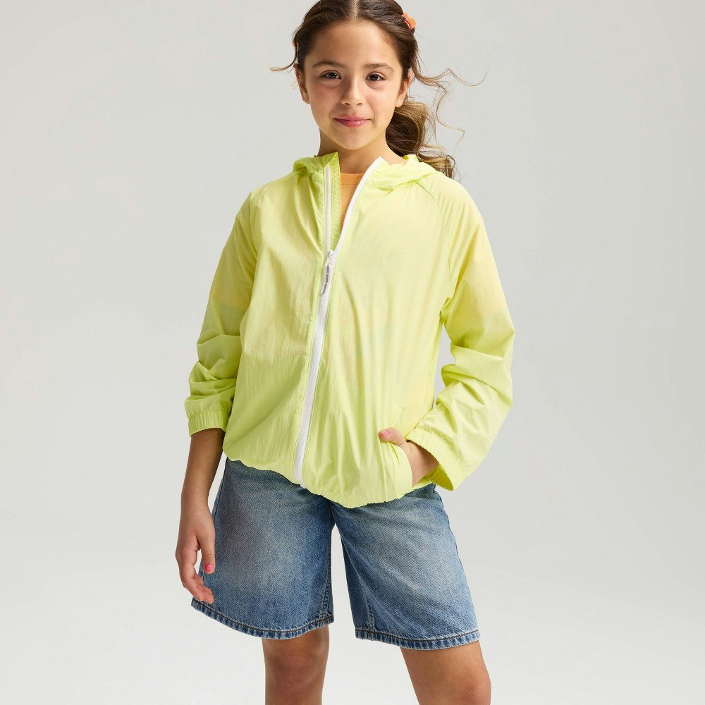 Cat & Jack Girls' Unlined Rain Jacket: $28 Cat & Jack Girls' Unlined Rain Jacket: $28