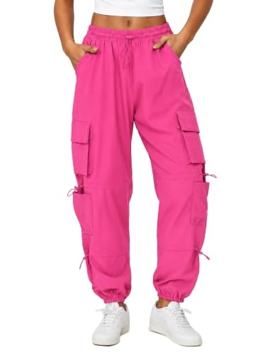 Copyleaf Women's Parachute Cargo Joggers: $19.98