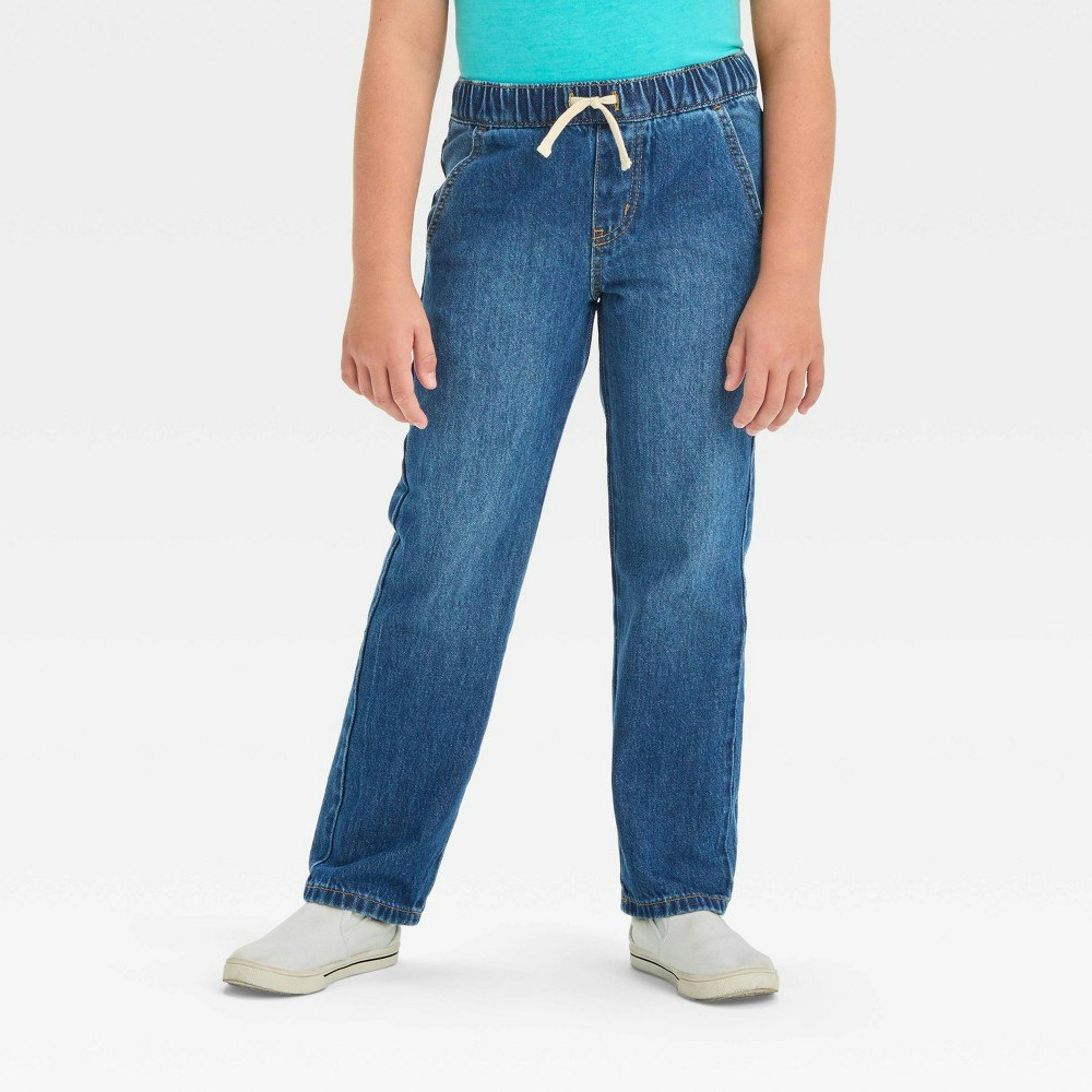 Cat & Jack Boys' Straight Fit Pull-On Denim Pants: $10 Cat & Jack Boys' Straight Fit Pull-On Denim Pants: $10
